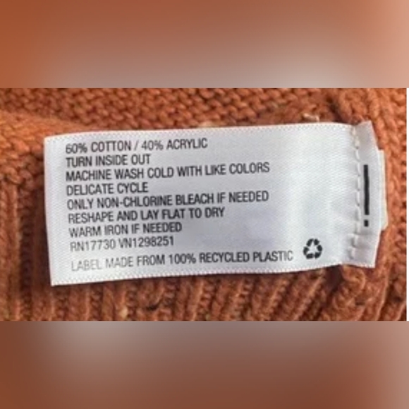 Universal Thread Goods Co. Rust Cardigan Sweater - Picture 3 of 3